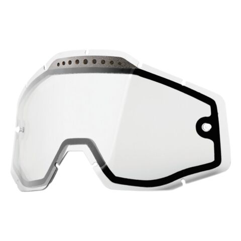 100% Racecraft / Accuri / Strata Replacement Dual Pane Vented Lens