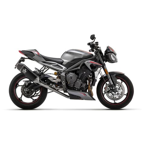 Arrow Veloce Slip-On Exhaust System Triumph Street Triple 765 2020-2022
