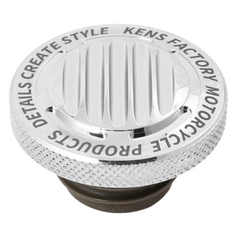 Ken's Factory Next Level Finned Gas Cap For Harley 1996-2026