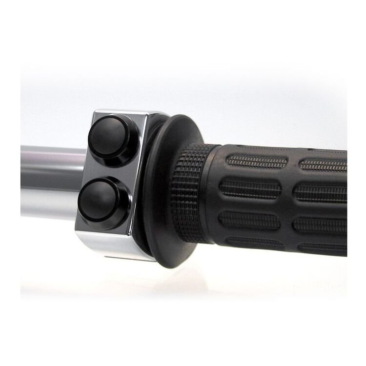 Polished Housing/Black Buttons