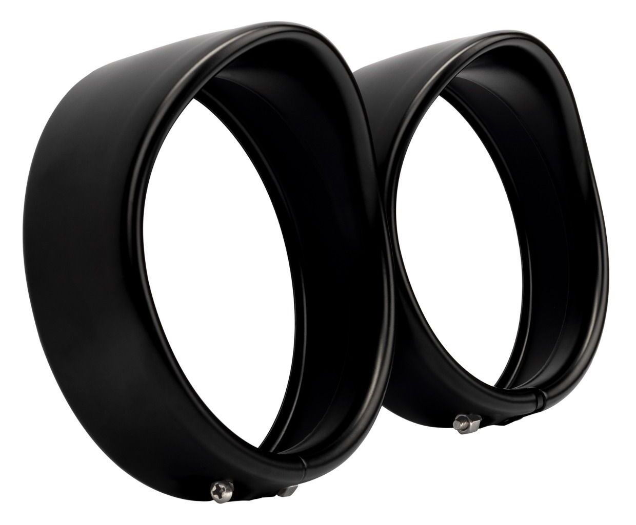 HogWorkz 4.5" Auxiliary Light / Passing Lamp Visor Trim Rings For