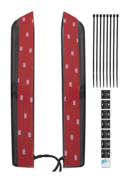 HogWorkz Tapered Saddlebag LED Lights For Harley Touring 2014-2025