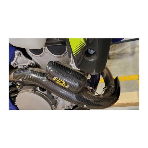 P3 Carbon Fiber Heat Shield Sherco 250 / 300 SEF Factory 2021-2024