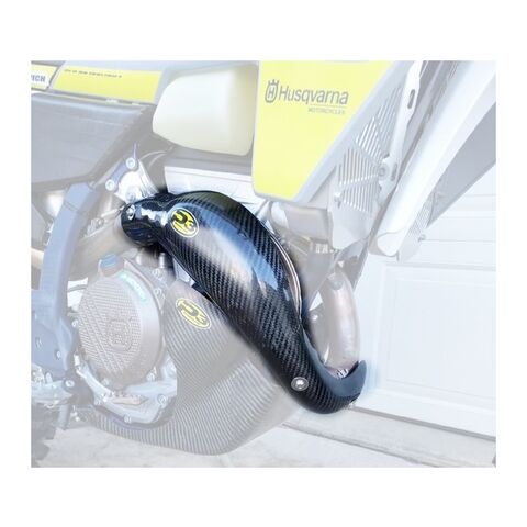 P3 Carbon Fiber MAXCoverage Heat Shield KTM / Husqvarna / Gas Gas 350cc 2023-2026