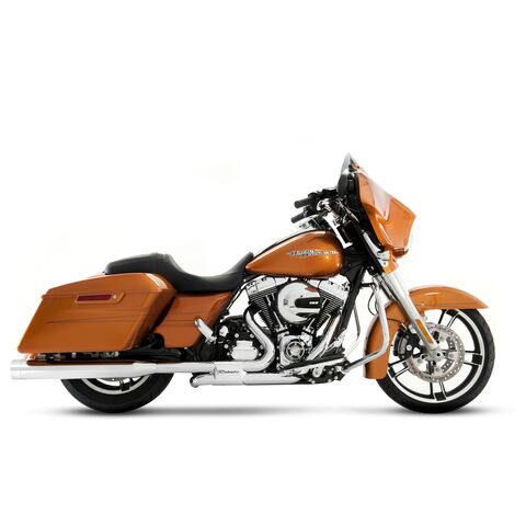 Rinehart 4" Slimline Duals Exhaust For Harley Touring 2009-2016 