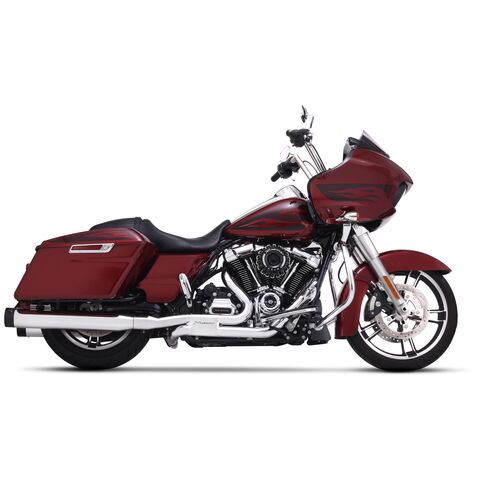 Rinehart 4" Slimline Duals Exhaust For Harley Touring 2017-2026