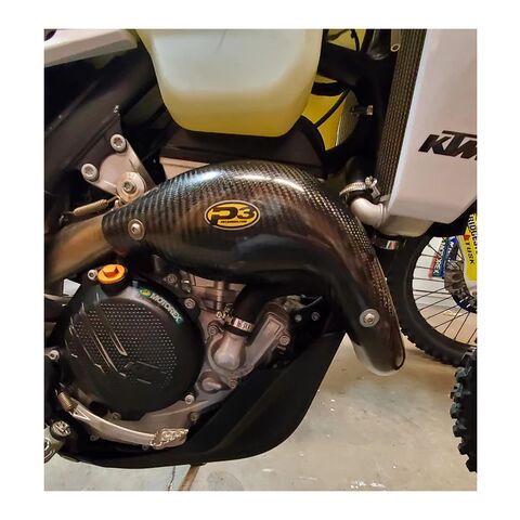 P3 Carbon Fiber MAXCoverage Heat Shield KTM / Husqvarna / Gas Gas 250cc 2022-2026