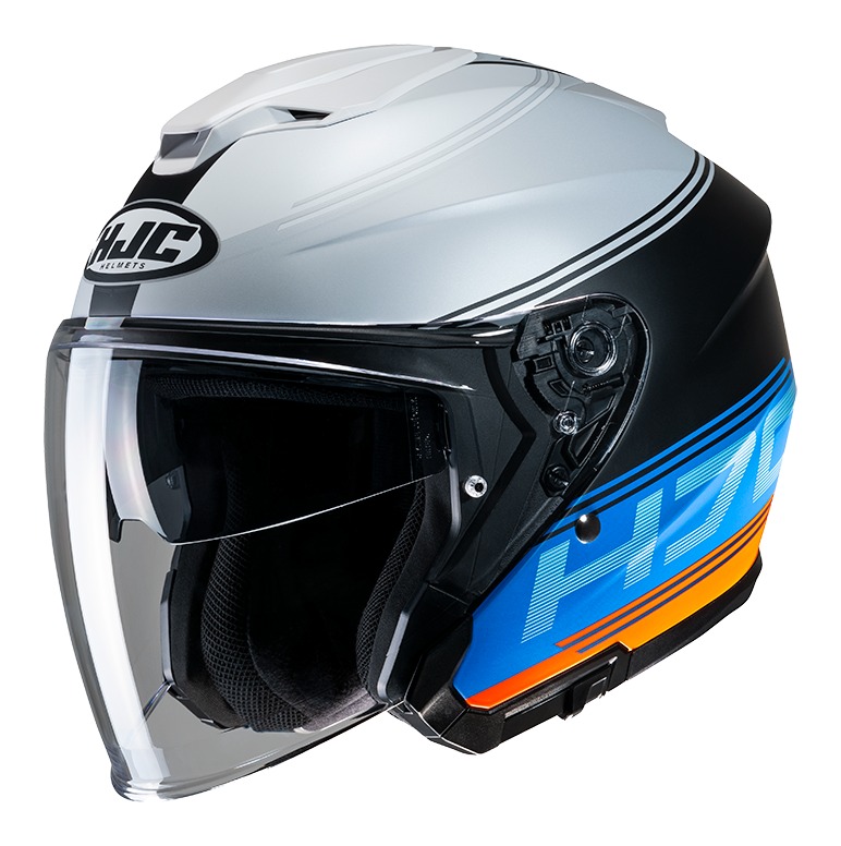 Casco moto aperto HJC I30 VICOM GRIGIO/GIALLO S   I30 VIC MC3HSF S