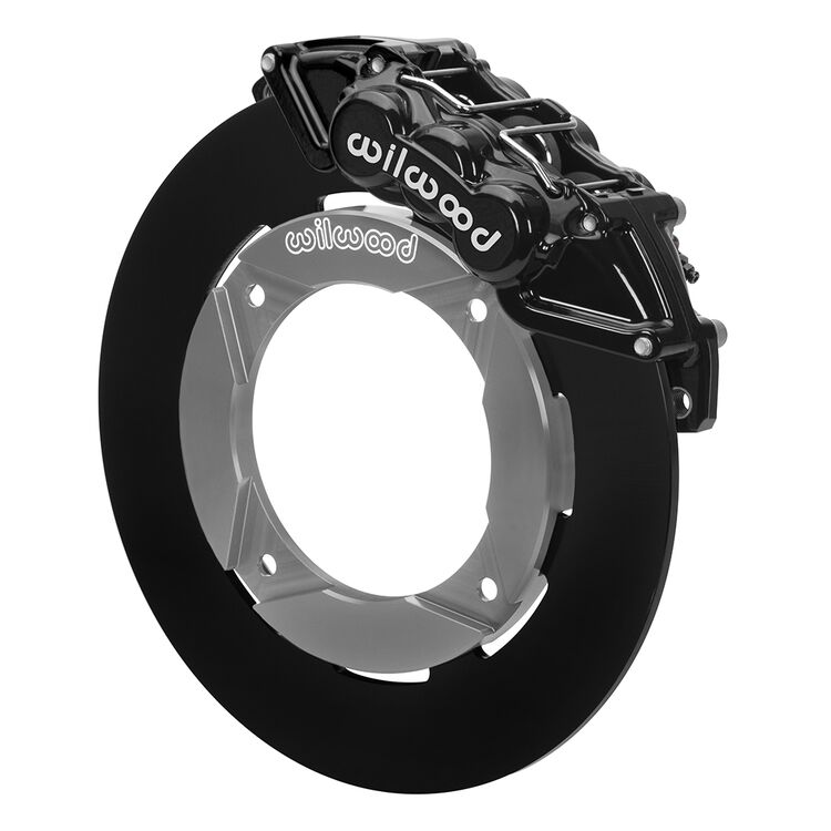 Black Caliper | Solid Steel Rotor