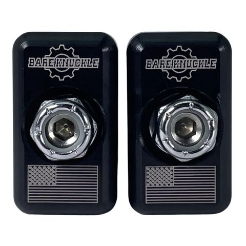 Bare Knuckle Performance Axle Adjuster Plates For Harley FXR / FLT / Touring 1980-2001