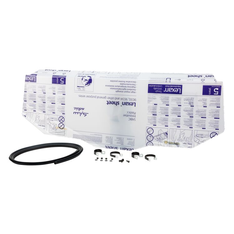 Open Trail Rear Windshield Polaris General 1000 2016-2024