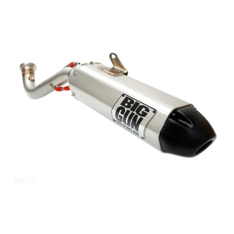 Big Gun EXO Stainless Slip-On Exhaust Yamaha Grizzly / Kodiak 550cc-700cc 2007-2025