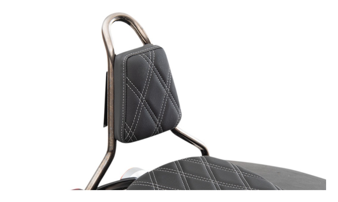 Drag Specialties Tapered Backrest Pad For Round Sissy Bar Cycle Gear