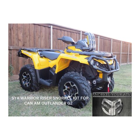 Snorkel Your ATV Warrior Riser Snorkel Kit Can-Am Outlander 2012-2024