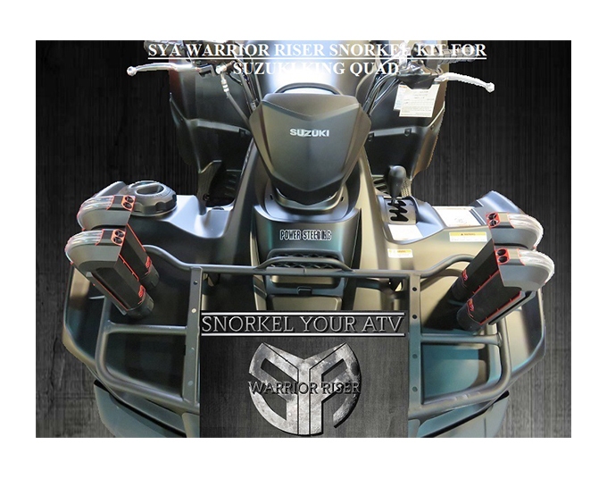 Snorkel Your ATV Warrior Riser Snorkel Kit Suzuki King Quad 20062022