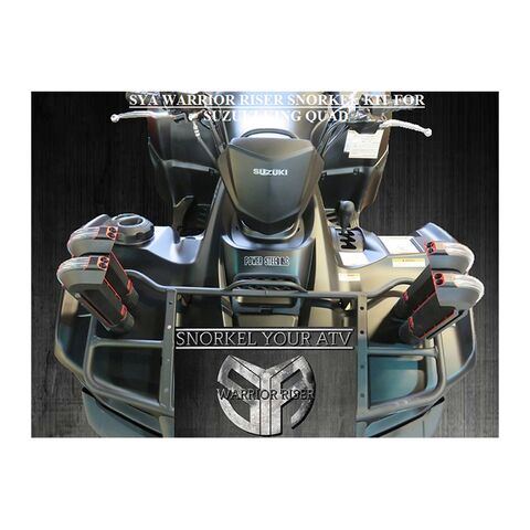 Snorkel Your ATV Warrior Riser Snorkel Kit Suzuki King Quad 2006-2025