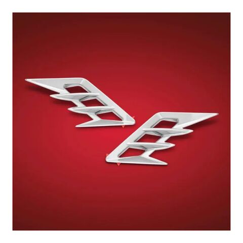 Show Chrome Front Fender Vent Accents Honda Gold Wing 2018-2025