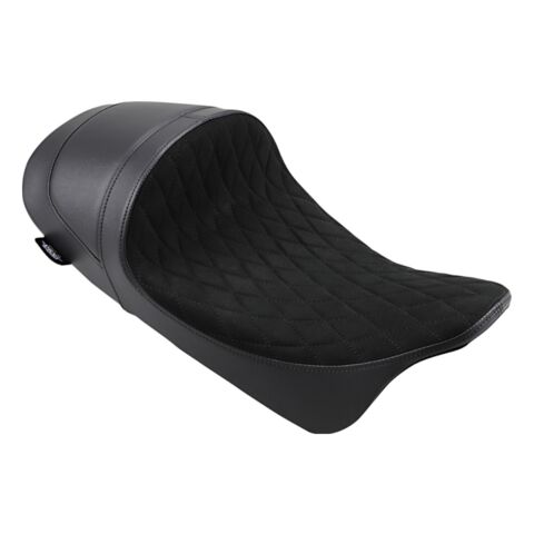 Drag Specialties EZ-On Low Profile Forward Solo Seat For Harley Touring 2008-2025
