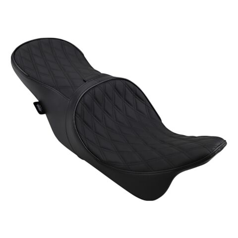 Drag Specialties Backrest Compatible Low Profile Forward Touring Seat For Harley Touring 2008-2025