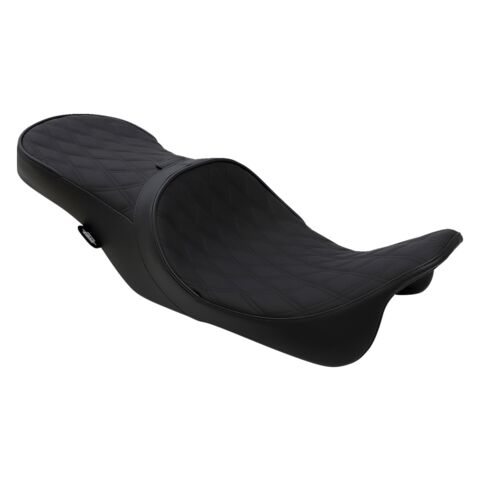 Drag Specialties Backrest Compatible Low Profile Touring Seat For Harley Touring 2008-2025