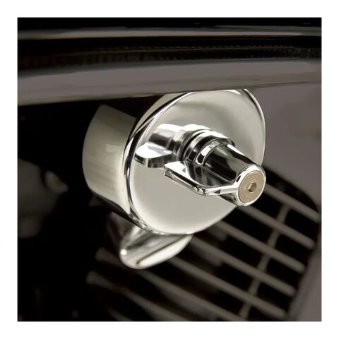 Show Chrome Fuel Shut-Off Plate Cover Honda VTX1300 / VT1100 / VT750 1997-2023