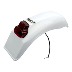 Garde-Boue Avant UFO Vintage Universel MX/Enduro 78-93 - Blanc Robuste Et Durable