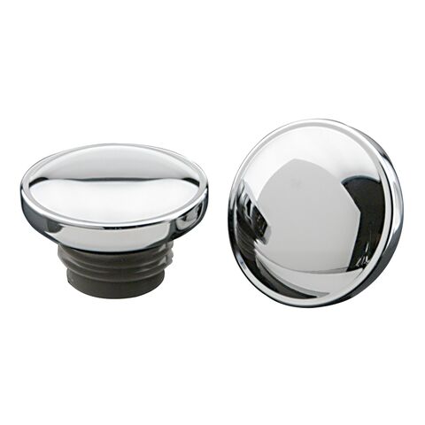Milwaukee Twins Replacement Stock Style Gas Cap Set For Harley 1983-1995
