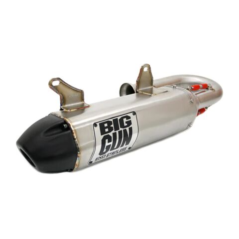 Big Gun EXO Stainless Slip-On Exhaust Yamaha Rhino 700 EFI 2008-2014