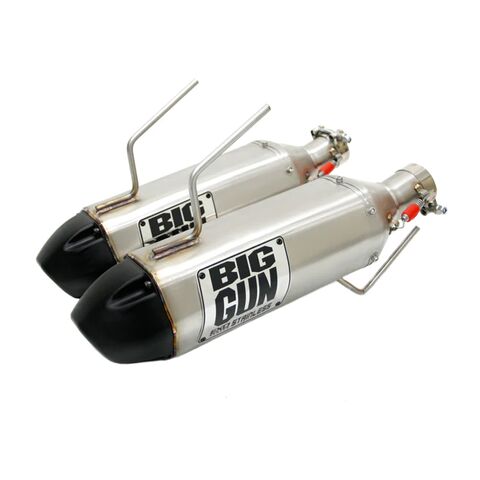 Big Gun EXO Stainless Dual Slip-On Exhaust Can-Am Maverick 1000 / MAX 1000 / Turbo 2013-2018