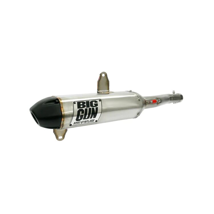 Big Gun EXO Stainless Slip-On Exhaust Suzuki King Quad 700 2005-2007