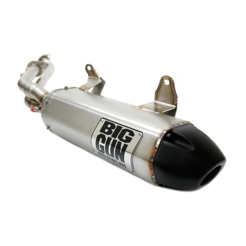 Big Gun EXO Stainless Slip-On Exhaust Kawasaki Brute Force 750 IRS 2015-2024