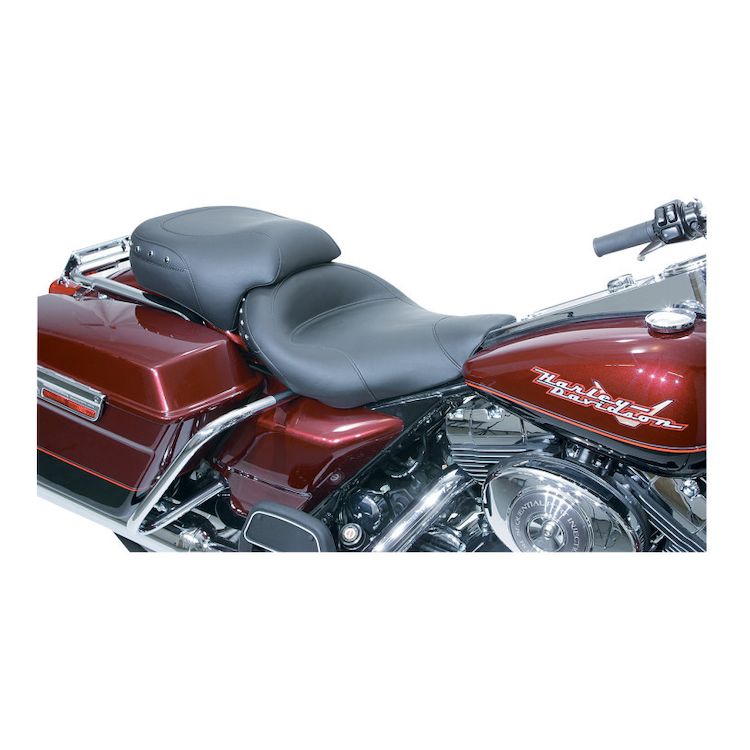 Mustang Lowdown Touring Solo Seat For Harley Touring 2008-2025