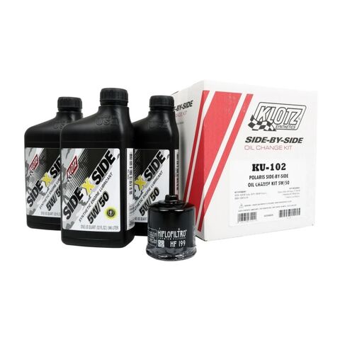 Klotz Side By Side Oil Change Kit With Oil Filter Polaris RZR Turbo / Pro XP 2019-2024