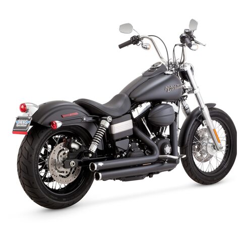 Vance & Hines Big Shots Staggered Exhaust For Harley Dyna 2006-2009