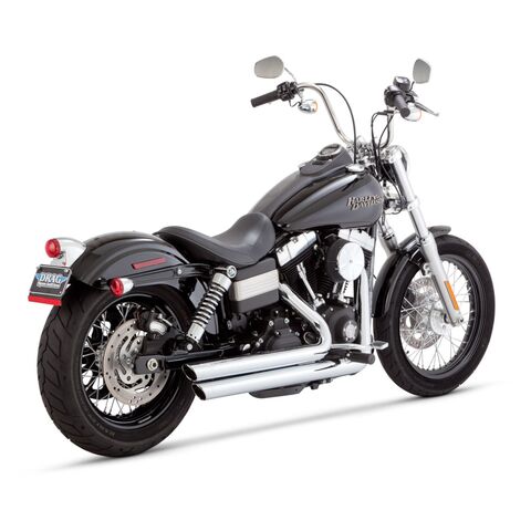 Vance & Hines Big Shots Staggered Exhaust For Harley Dyna 2006-2009
