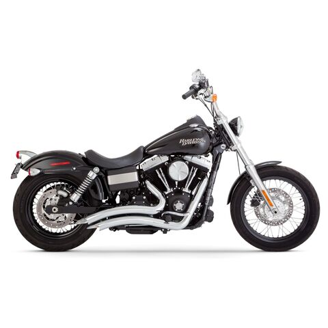 Vance & Hines PCX Big Radius 2-Into-2 Exhaust For Harley Dyna 2006-2009