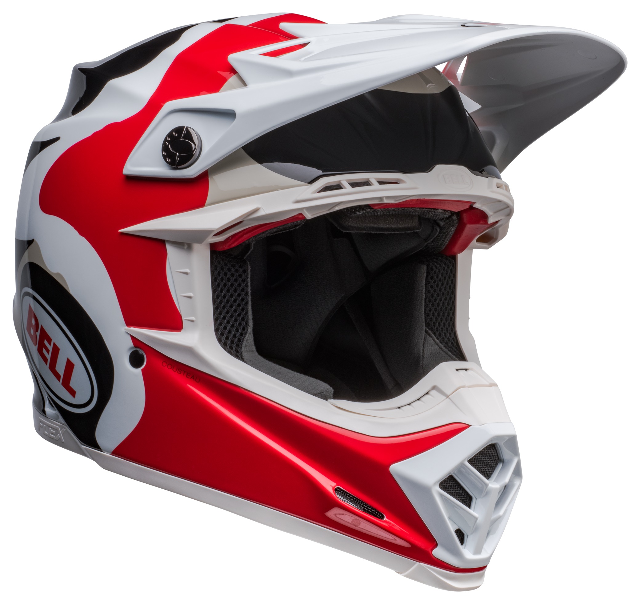 Bell Moto-9S Flex Hello Cousteau Stripes Helmet - Cycle Gear