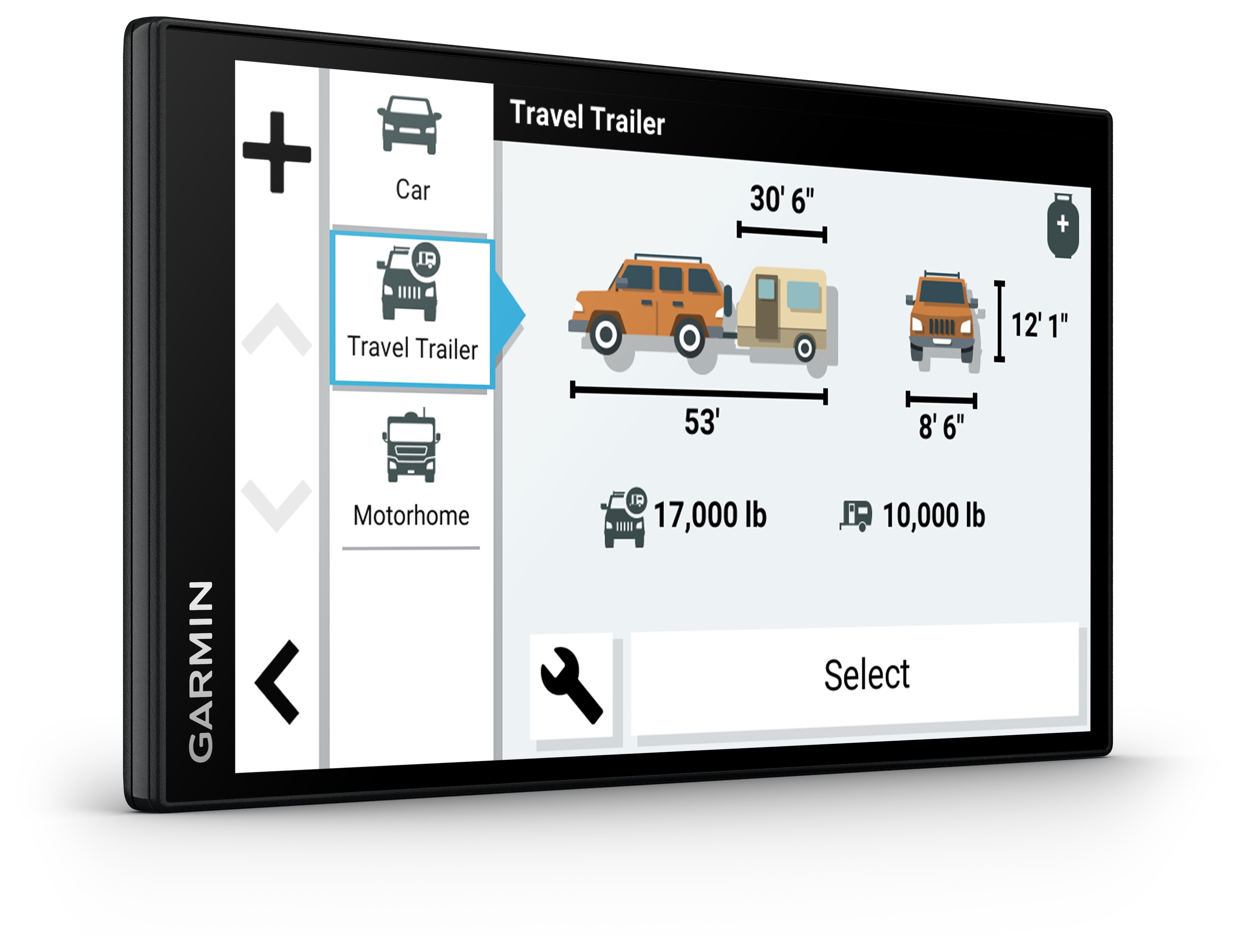 Garmin RV 795 GPS Navigation Cycle Gear