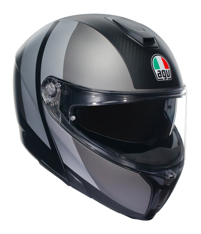 AGV Sportmodular Carbon Overlay Helmet Cycle Gear