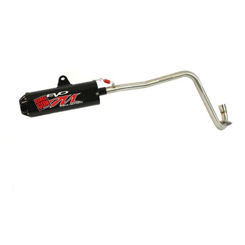 Big Gun EVO M Series Black Out Exhaust System Kawasaki KFX 50 2008-2025