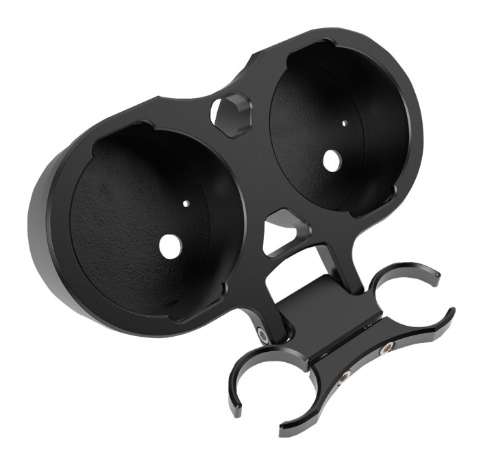 LA Choppers T-Bar Dual Gauge Mount - Cycle Gear