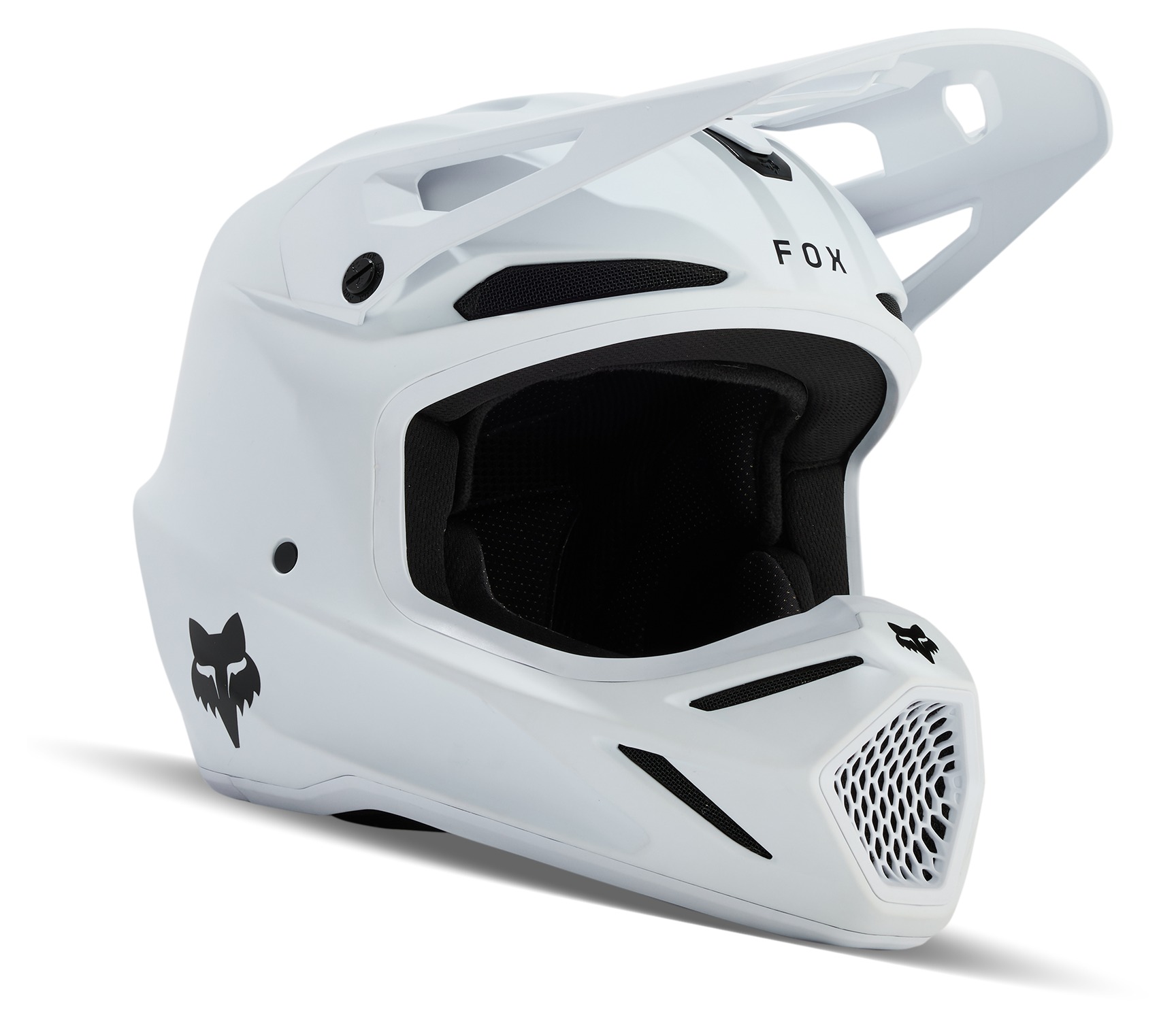 fox youth motorcycle helmets Racing V1 Race Spec Helmet Midnight Small wicking liner Fox Racing V3 Youth Helmet