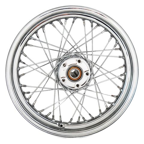 Drag Specialties 40 Spoke Laced ABS Front Wheel For Harley