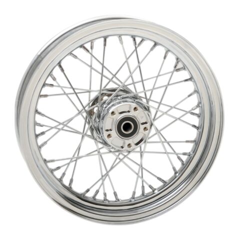 Drag Specialties 40 Spoke Laced Non-ABS Front Wheel For Harley