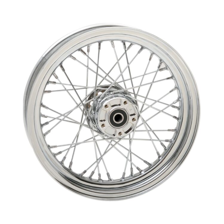 Drag Specialties 40 Spoke Laced Non-ABS Front Wheel For Harley