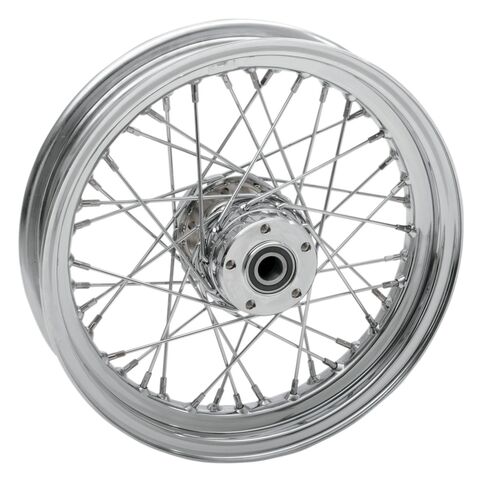Drag Specialties 40 Spoke Laced Non-ABS Rear Wheel For Harley