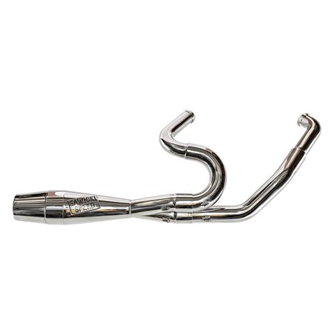 Sawicki Speed Shop 2-Into-1 Shorty Exhaust For Harley Touring 2017-2026