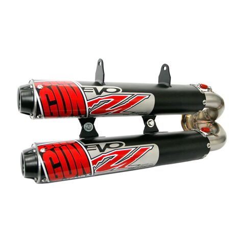 Big Gun Evo U Dual Slip-On Exhaust Polaris RZR RS1 2018-2022