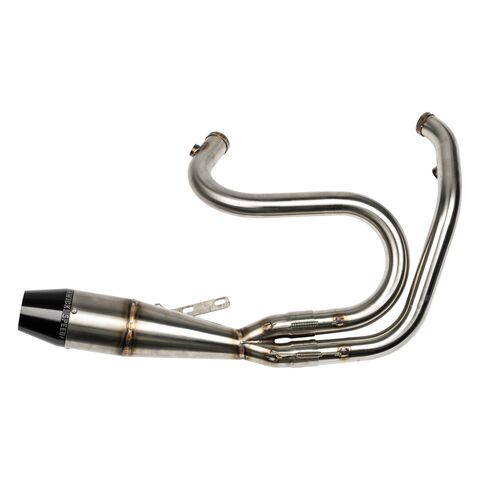 Sawicki Speed Shop Big Inch 2-Into-1 Shorty Exhaust For Harley Dyna 1991-2017