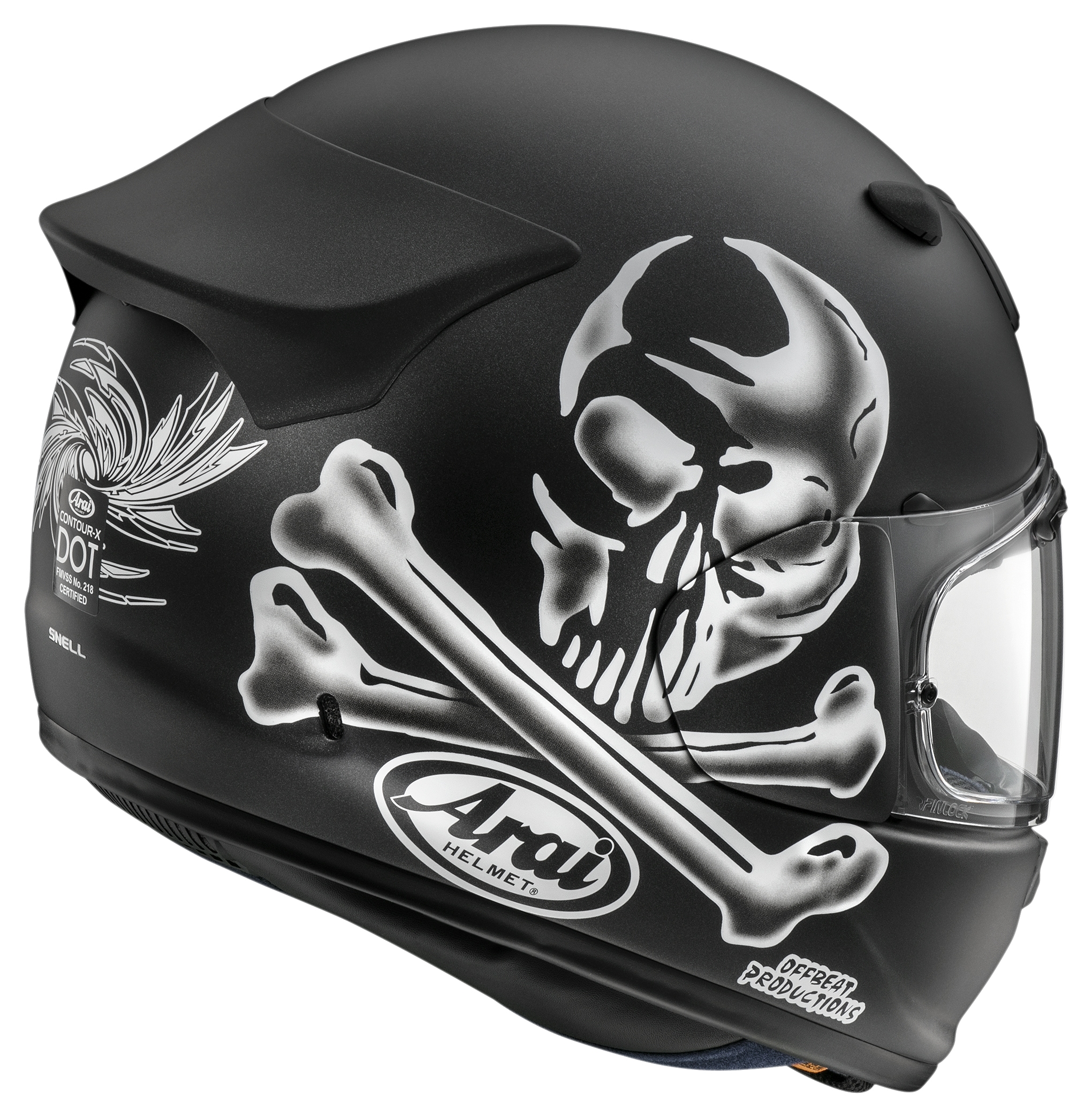 Arai Contour-X Hayes Jolly Roger Helmet - Cycle Gear